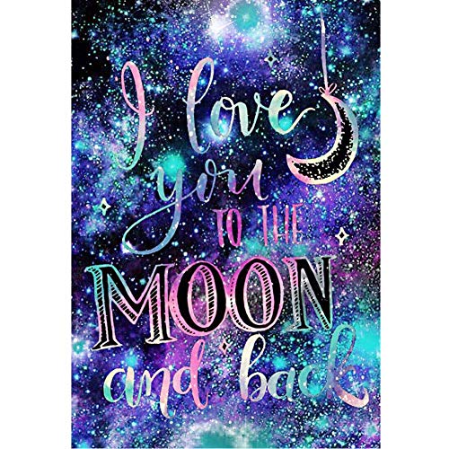 5D Diamond Painting Full Drill, 16"X12" Blue Love Story DIY Diamond Painting by Number Kits, Rhinestone Crystal Drawing for Adults Kids, 40x30cm Mosaic Making for Wall Decoration - Thumbnail 7
