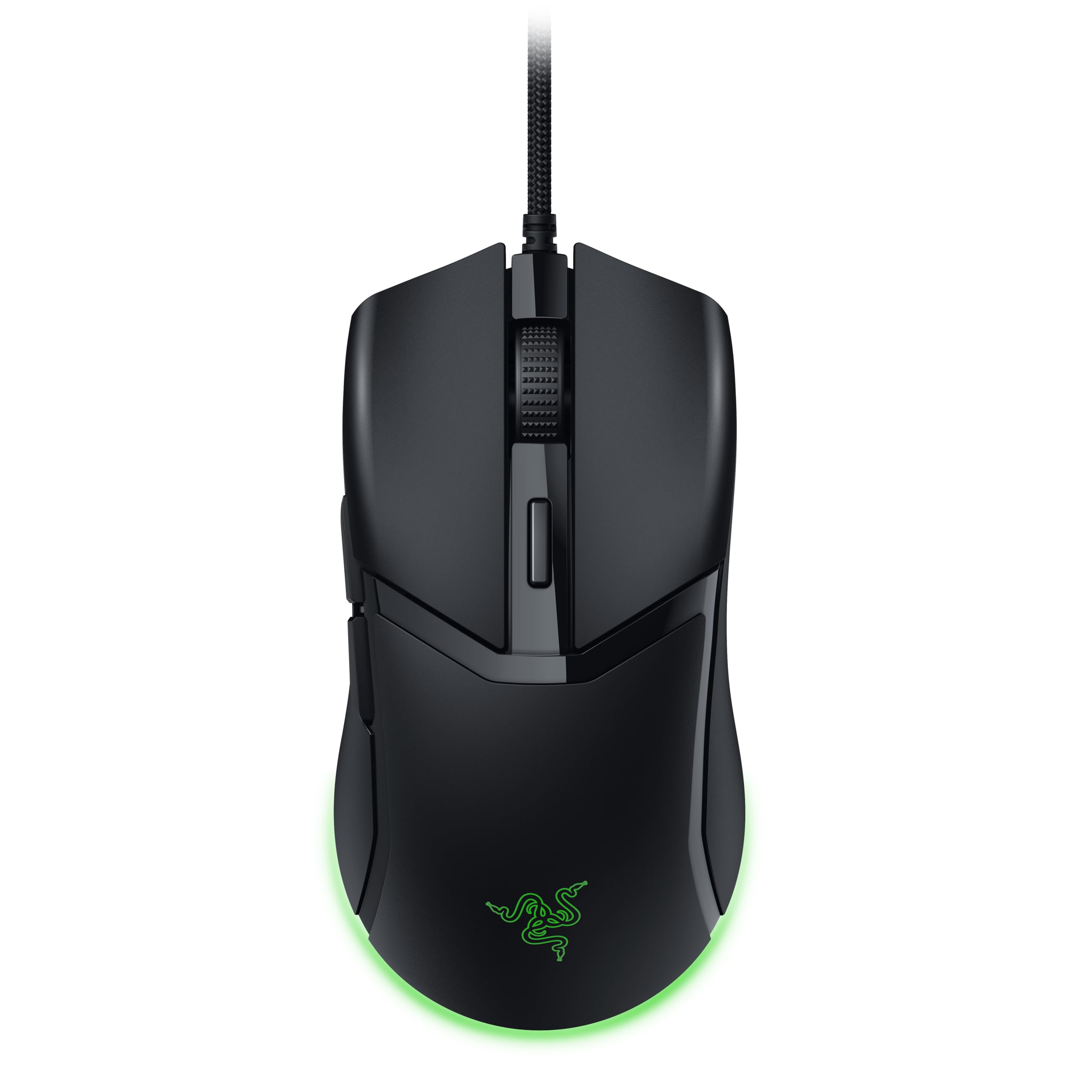 Razer Cobra - Leichte kabelgebundene Gaming-Maus mit Chroma RGB (Federleichte 57 g, Optische Maus-Switches der 3. Gen, Chroma-Beleuchtung mit Unterbodenbeleuchtung, Präzise Sensor-Anpassungen) Schwarz