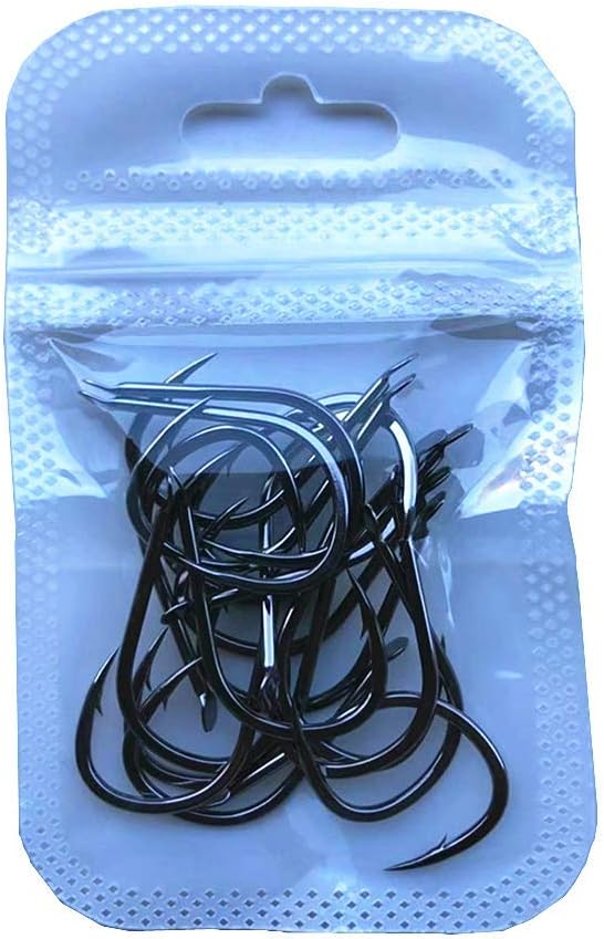 xinyue20pcs chinu Barbed Fishing Hook Crooked Mouth high Carbon Steel Fishing Hook Sharp