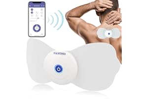 MASTOGO Wireless TENS & EMS Unit Back Pain Relief Massager - APP Controlled Bluetooth EMS Muscle Stimulator Machine for Back Shoulder Leg Neck Pain Relief