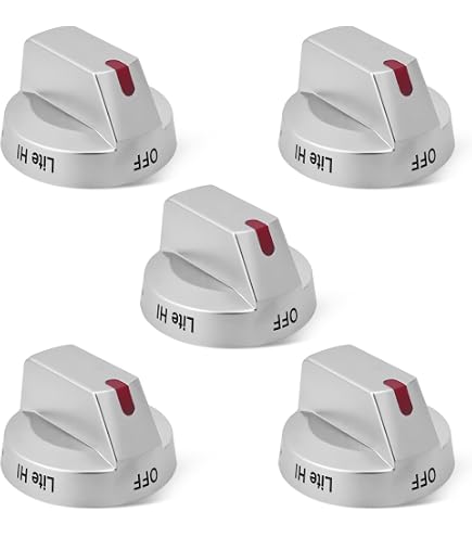 Batería de cocina 5PCS DG64-00473A perilla de la estufa de Batería de cocina 5PCS DG64-00473A perilla de la estufa de