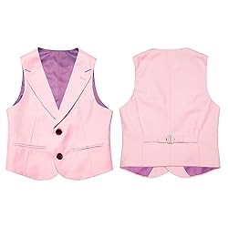 Marvelous World Boys' 5-Piece Formal Vest Suit