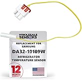 Replacement for Samsung DA32-10109W Refrigerator Temperature Sensor | 12-Month Warranty, USA Business, Direct Replacement