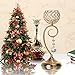 VINCIGANT Gold Crystal Table Lamp Candle Holders for Dining Room/Living Room Decoration/Wedding Coffee Table Decorative Centerpiece