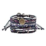 Wakami Earth Boho Bracelets Set of 7 | Braided