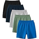 GFQLONG Toddler Boy Cotton Shorts, Kids Summer Light Weight Soccer Shorts
