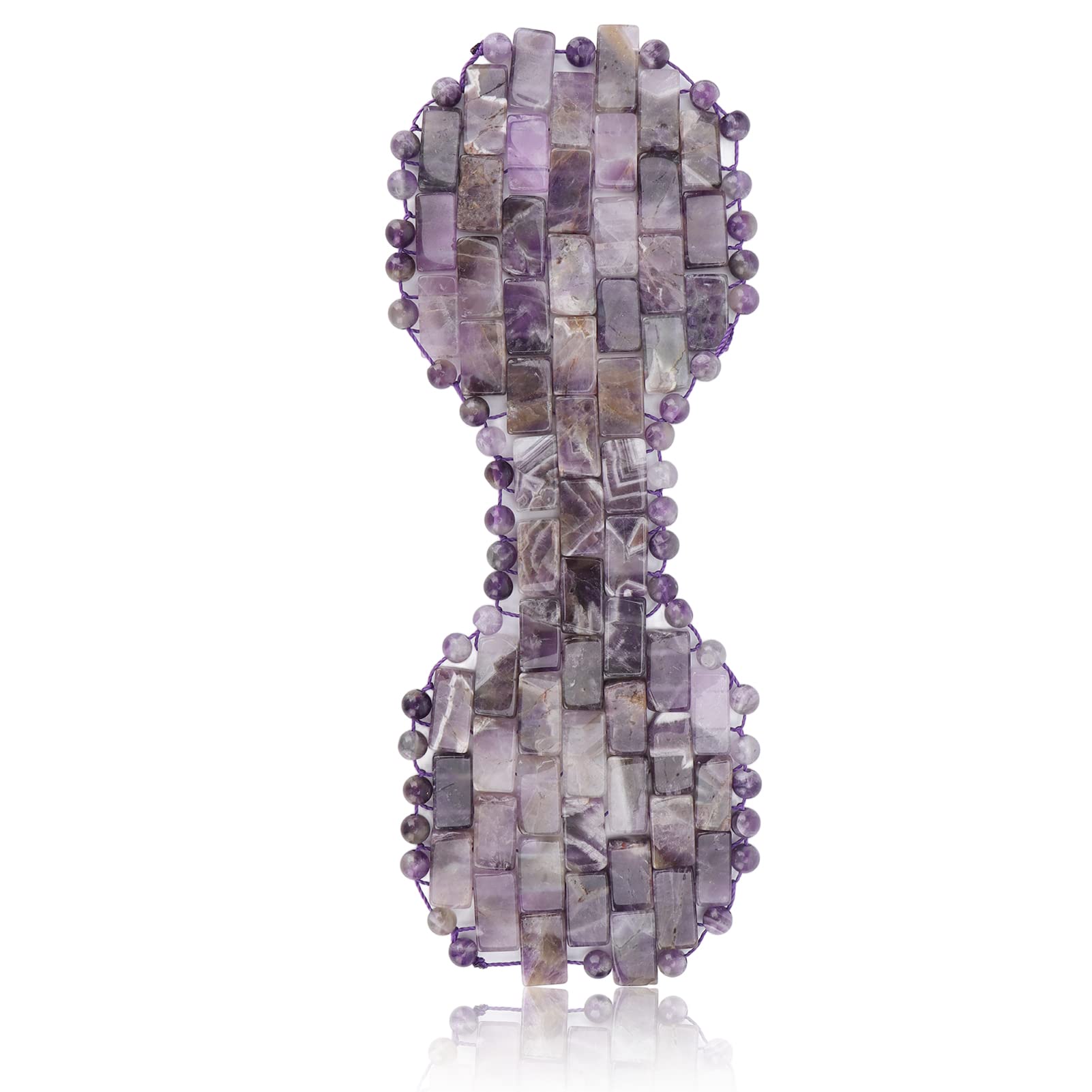 Jadestone Eye Pad Mask - Amethyst Anti-Aging Facial Sleeping Eye Mask for Puffy Eyes, Dark Circles, Face Care