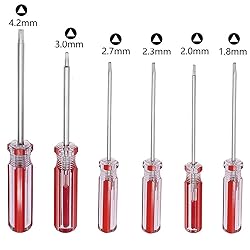 Fongmore 7 Pcs Triangle Head Magnetic Screwdrivers