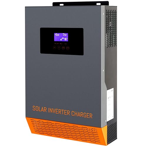 PowMr Solar Inverter 5500W 48V to 230Vac,Off-Grid Hybrid Power Inverter ...