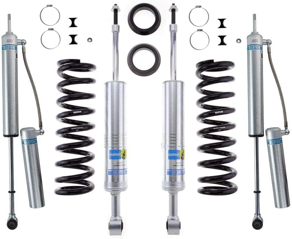Bilstein 6112 + Rear 5160 Reservoir Shocks Set for 07-18 Tundra w/0-.75-2.5"