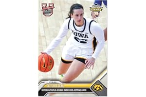 GENERIC 2023 Bowman U Now Caitlin Clark #UI2 -Records Triple-Double in Record-Setting Game-Crossover Kinnick - 9/30/23 - NCAA Women’s Basketball Trading Card- University of Iowa Lady Hawkeyes. Topps stated Print Run of Only 3237 Made! MS Sports Card Shipped in Protective Screwdown Holder.