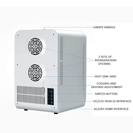 KEMN Mini Refrigerador Portatil Nevera Electrica Camping 12v 220v ...