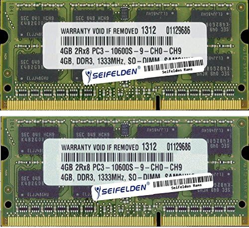 Seifelden 8GB (2X4GB) Memory RAM for Dell Inspiron N3010 N311z N4010 N4020 N4030 N4050 N4110 N411z N4120 N5010 N5030 N5040 N5050 N5110 N7010 N7110