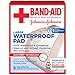 Band-Aid Brand First Aid Products Water Block Non-Stick Sterile Waterproof Pads, Large 2.9 by 4 Inches, 6 ct