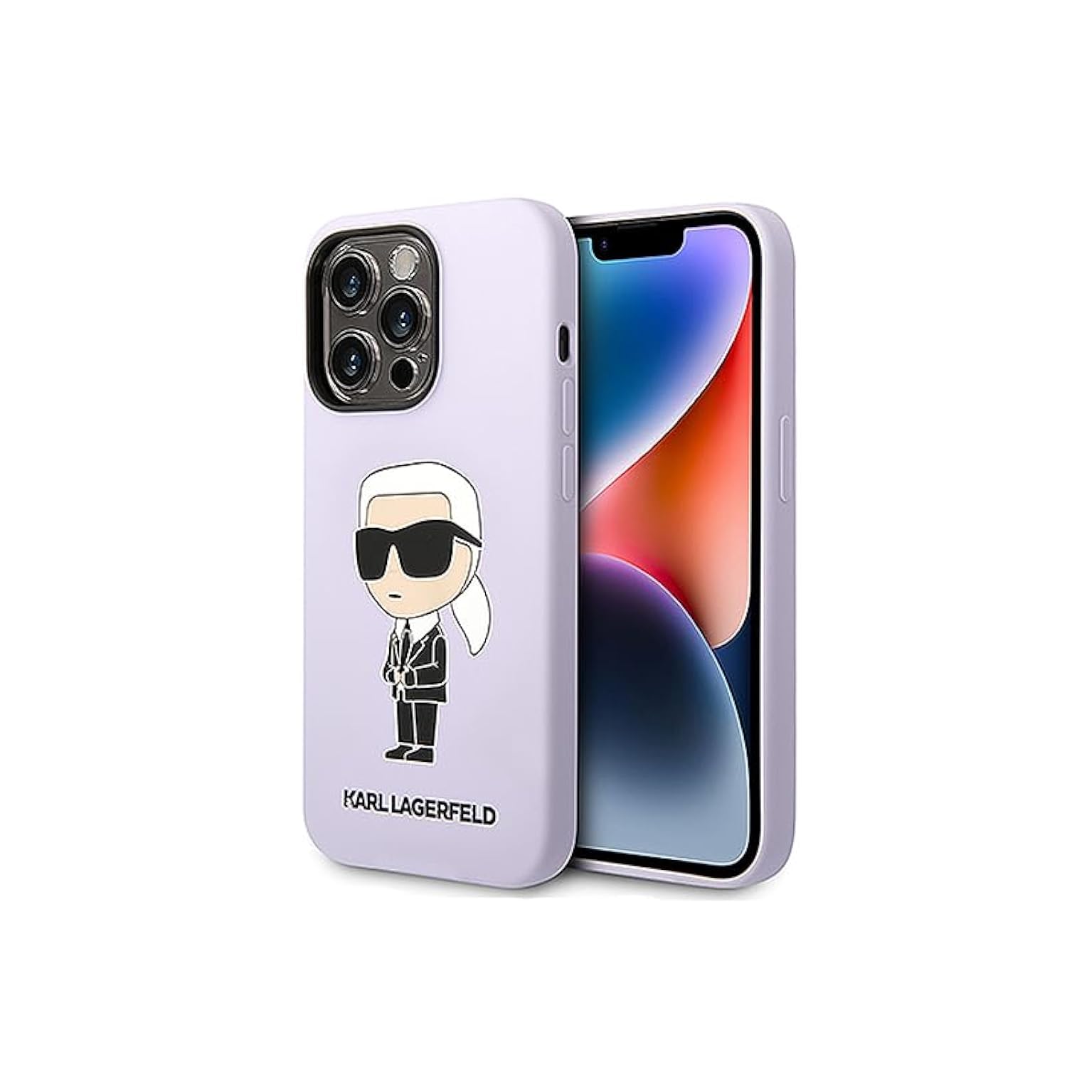 KARL LAGERFELD KLHCP14XSNIKBCU Hard Case for iPhone 14 Pro Max 6.7 Inch Purple