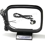 Ancable FM antenna 75ohm UNBAL and AM loop antenna for Yamaha Natural Sound Stereo Receiver