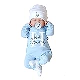 Custom Personalized Newborn Baby Coming Home Outfit
