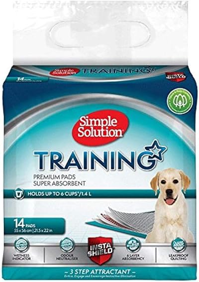 Simple Solution Absorbent Premium Dog Training Pads 14 count 58.4x61 cm