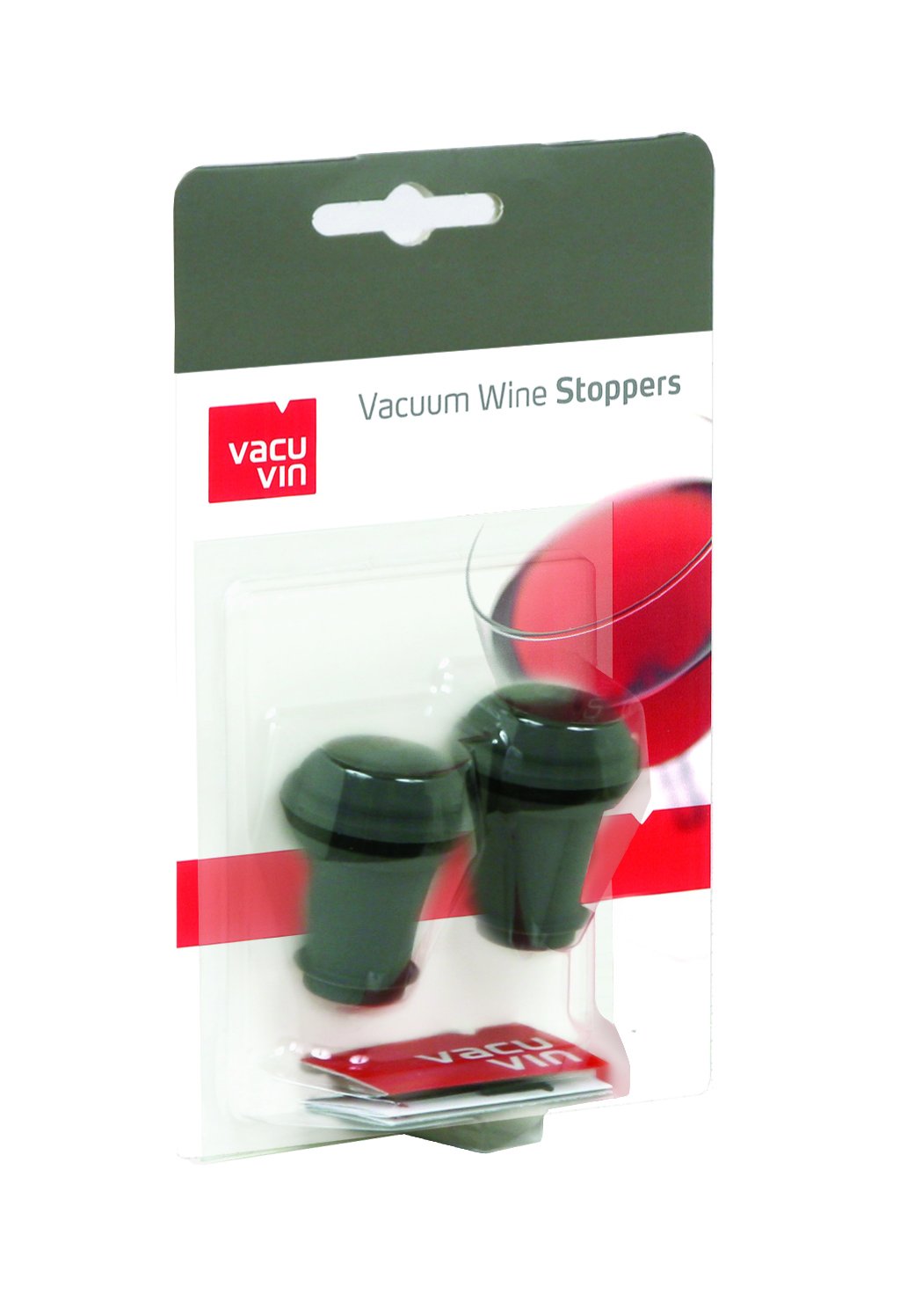 Vacu Vin Wine Saver Vacuum Stoppers, Set of 2 Reusable Rubber Corks eBay