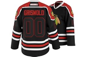 UNLC Griswold #00 Movie Hockey Jersey – Stitched Letters and Numbers S-5XL Authentic Fabs Apparel