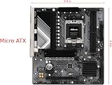 ASRock B650M-HDV M.2 AMD B650 AM5 Micro ATX DDR5 2.5G LAN PCIe 4.0 Motherboard view 2