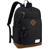 Chase Chic School Backpack for Men Women,Water Resistant Bookbag/Schoolbag/Daypack for Teen Boys Girls High School,College,Work,Travel Black