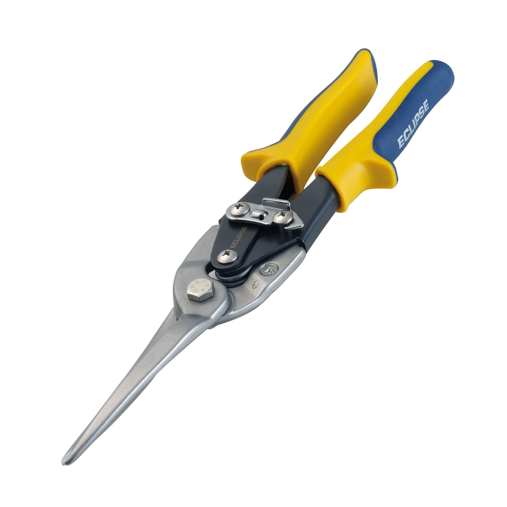 Eclipse Professional Tools EAS-SL Aviation Snips Long Cut, Straight Cut & Wide Curve Cut, Blue