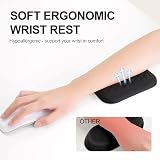 VAYDEER Ergonomic Wrist Rest Pad Armrest for Desk 6.3x4.3x0.76 in view 4