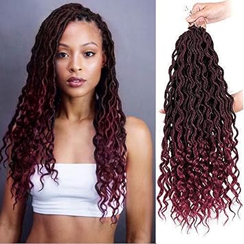 Amazon Com Aisi Beauty Crochet Faux Locs 20 Inch Goddess Locs