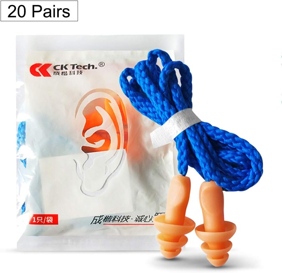 Ear Plugs Super Noise Reduction Silicone For Sleep, Work, Learn 20
