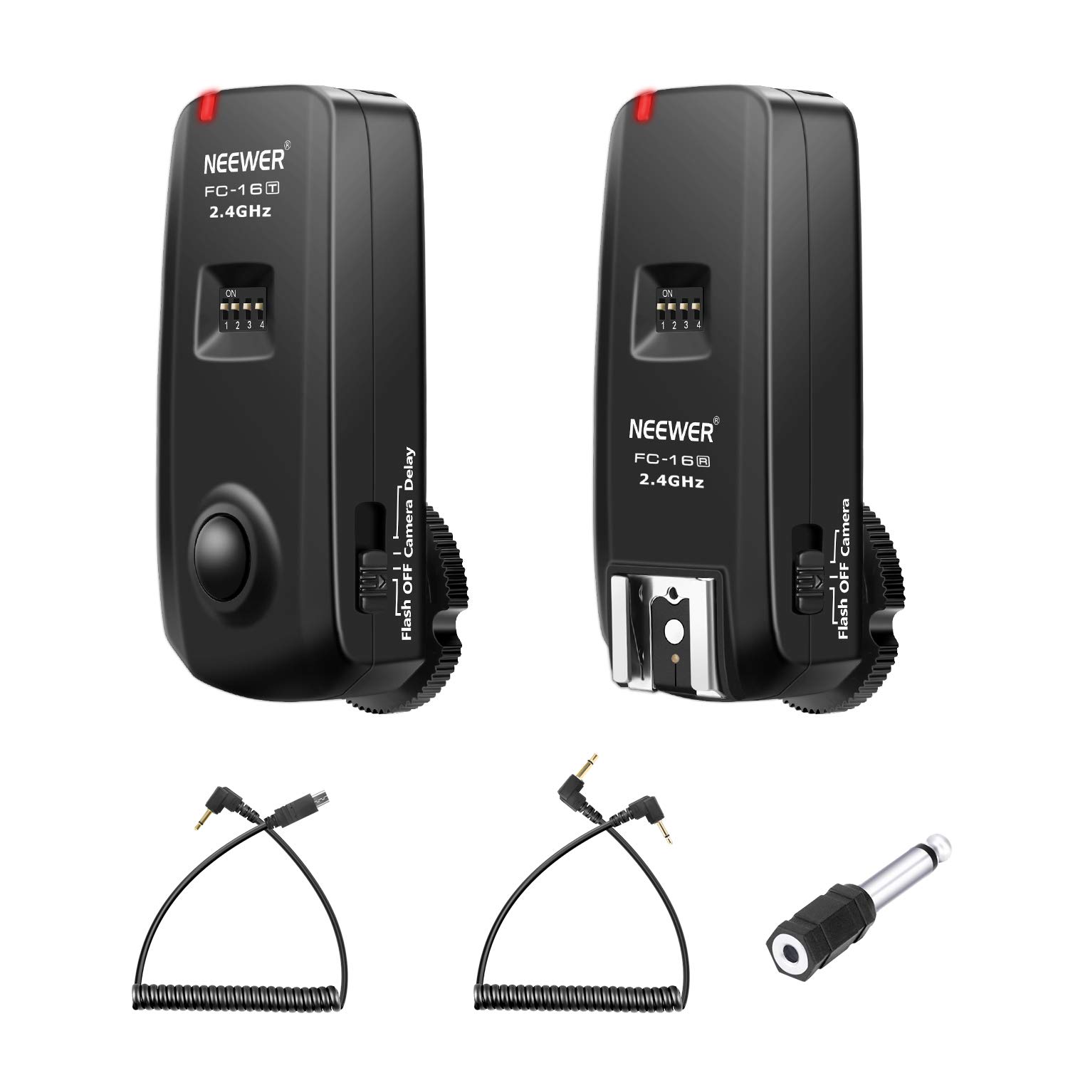 Neewer FC-16 3-in-1 2.4G 16 Channels Wireless Remote Flash Trigger Compatible with Sony A9II A9 A7RIV A7RIII A7RII A7R A7III A7II A7 A7SII A7S A6600 A6500 Sony DSLR Cameras
