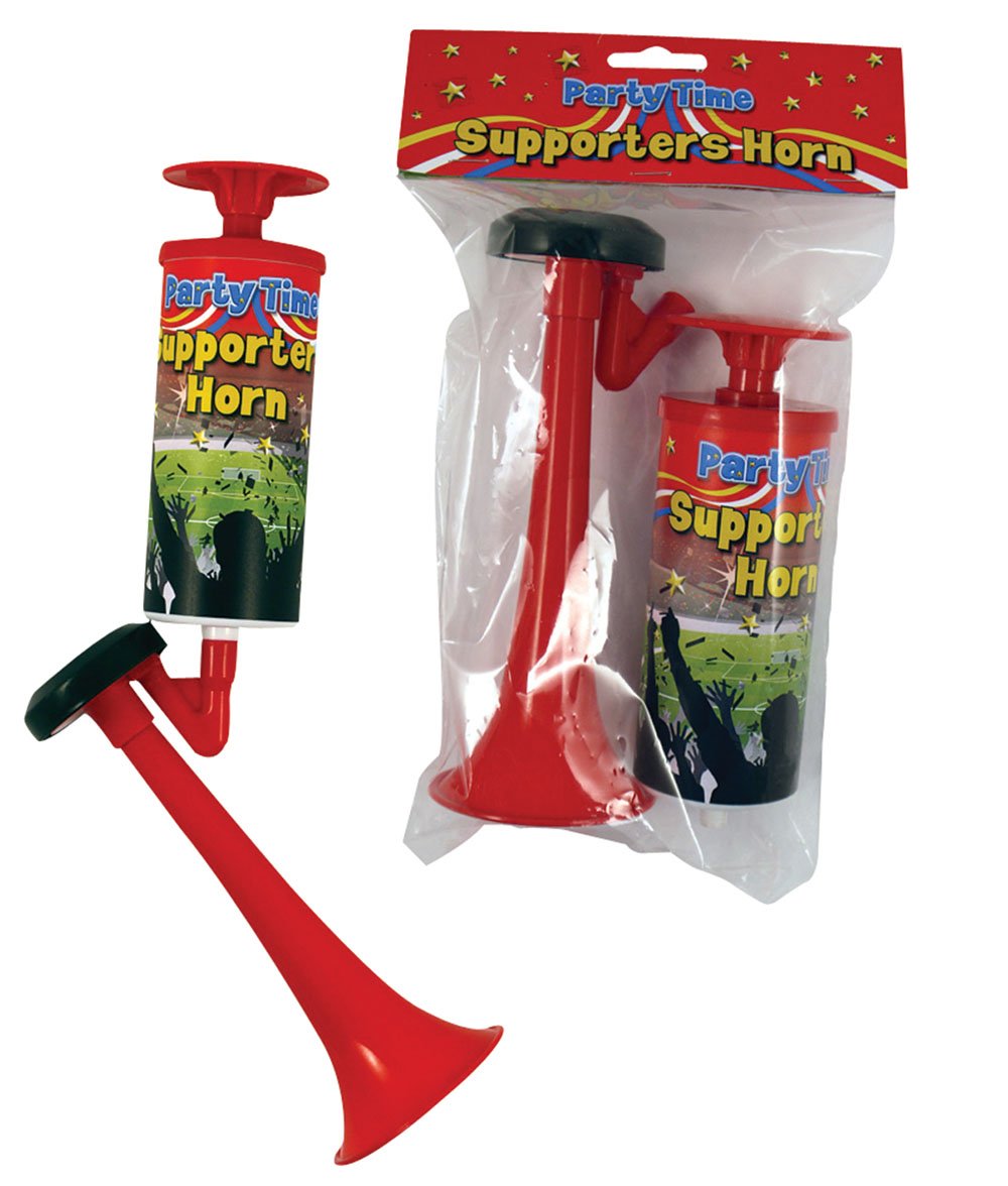 Red Horn Air Pump Action (Pack of 1) - Fun Design, Perfect Accessory for Parties, Sports Events, Games, & Celebrations