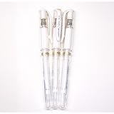Uni-Ball UM 153 Signo Broad Point Gel Pen - White - Pack of 3