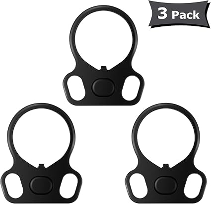 Amazon Com Two Points Rifle Sling With Length Adjuster 2pcs End Plate Slinggs Mount 1pc M Lok Qd Sling Mount Sling Swivel Sports Outdoors