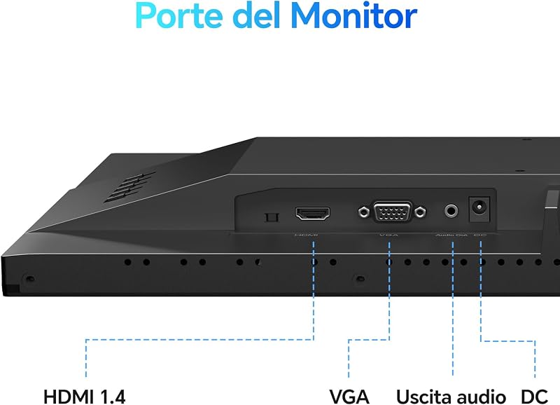 Monitor Ufficio 24 Pollici VA FHD 100Hz Eye Care Schermo E2412F