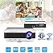 Bluetooth Projector Wireless LED 3900 Lumen Android Bluetooth Proyector Smart Wifi HD WXGA Home Theatre Projectors Airplay Miracast LCD 1080P Android Projector with Bluetooth HDMI USB VGA AV Audio Out