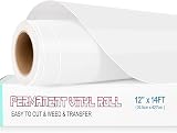 Lya Vinyl 12x14ft Glossy White Permanent Vinyl Roll for Cricut & Silhouette