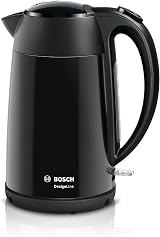 Bosch DesignLine Kettle 1.7 L 3000W Stainless Steel Black