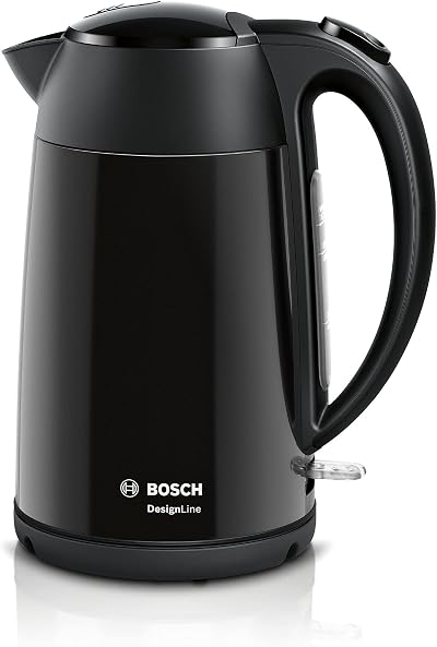 Bosch DesignLine Kettle 1.7 L 3000W Stainless Steel Black