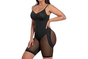 SHAPELLX Fajas Colombianas Moldeadoras Shapewear for Women Butt Lifter Body Shape Full Body Shapewear With Zipper Crotch