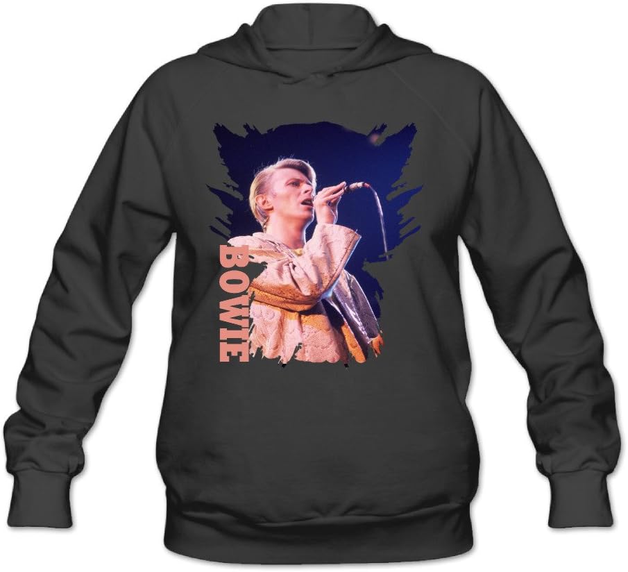 CYANY DBowie Singer Songwriter Actor Popular Music Women's Unique Hoodies Hoodie Black