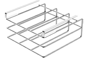 Chopping Board Holder, Under Cabinet Cutting Board Holder, Chopping Board Rack Silver, Metal Cutting Board Organizer, Cutting