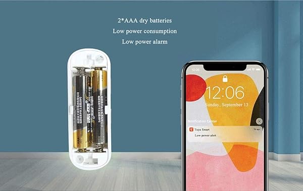 SKTE Tuya Smart Wireless Vibration Sensor Zigbee Universal Smart Alarm fr Tren Und Windows Tr Und Fenster Verschiebung Gebrochen Alarm Home Security Anti Theft System