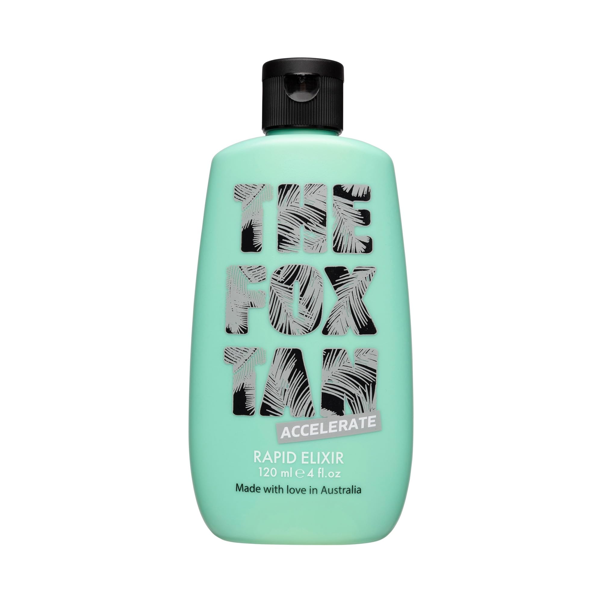 The Fox Tan Rapid Tanning Elixir, Natural Tanning Accelerator Lotion For Darker & Faster Tans, Creates Flawless Tan Skin, Vegan & Cruelty-Free, 120ml