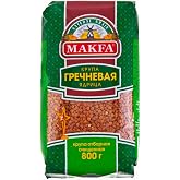 Makfa Buckwheat Groats Premium Quality 28.2oz | 800g Kosher, Non-Gmo, Grechka, Good for Plant Based Meals, Vegan