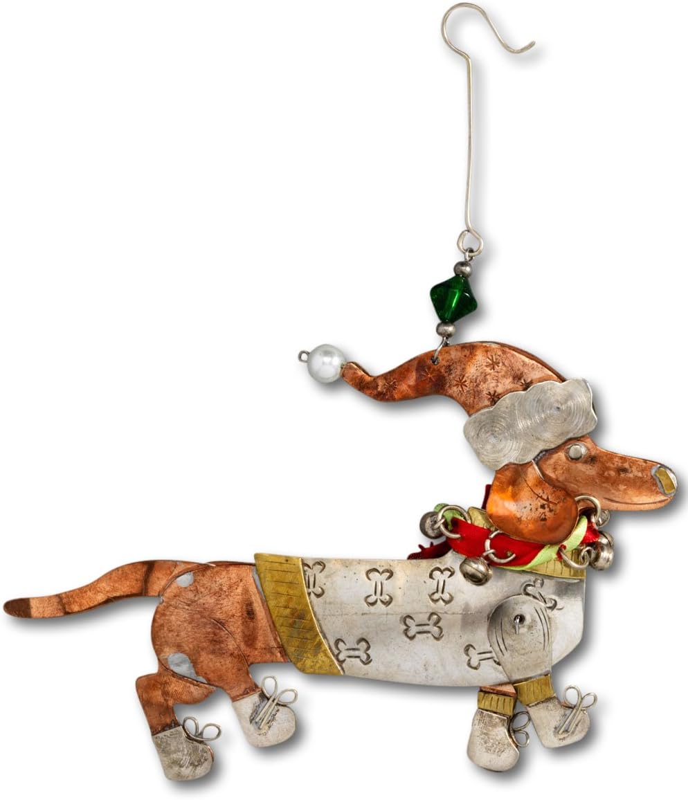 Pilgrim Imports Dascher Dachshund Fair Trade Ornament