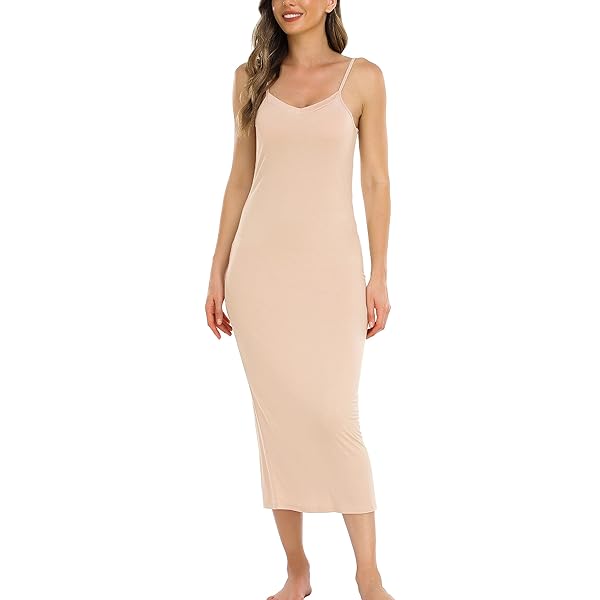 Summienlink Women's Full Slip for Under Dresses Sexy Long