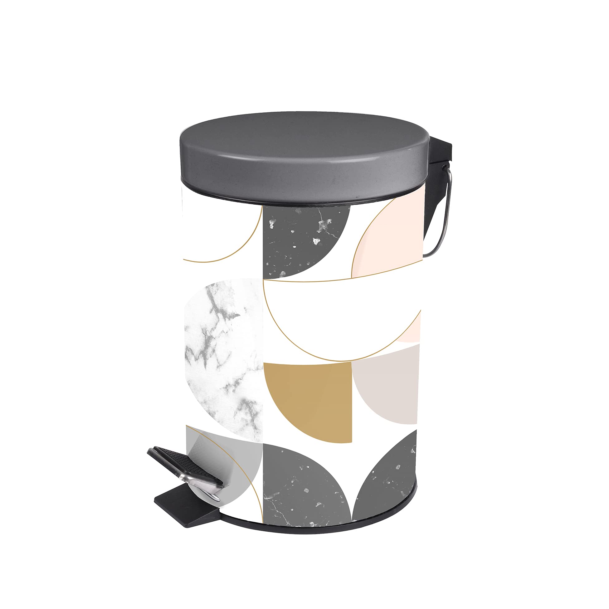 Douceur d'Intérieur 1801342 Bin, Metal, Multicoloured, 3L