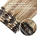 Human Hair Toppers for Women 100% Remy Human Hair Clip In Hair Extensions 16inch Highlighted Brown Mixed Bleach Blonde