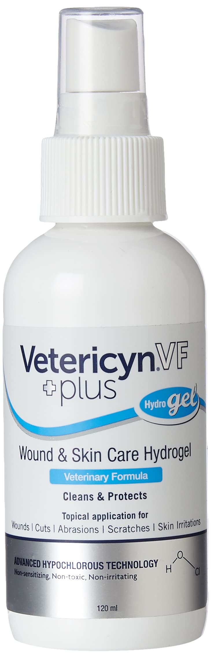Vetericyn Plus VF Wound and Skin Care Hydrogel, 120 ml